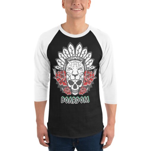 Buy Boardom Spirit Animal 3/4 sleeve raglan t shirt Online at Best Prices