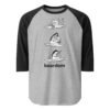 sleeve shirt heather grey black
