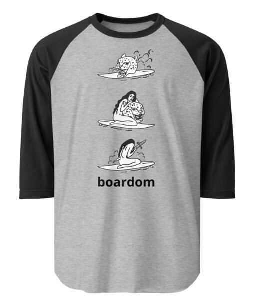 sleeve shirt heather grey black