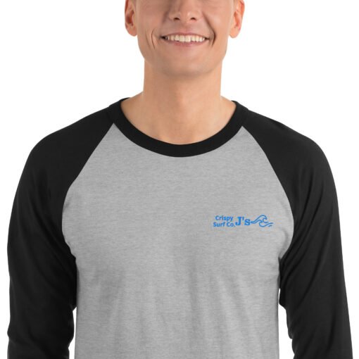 Crispy J's 3/4 sleeve raglan shirt - Image 8