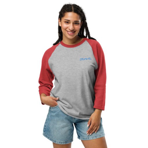 Crispy J's 3/4 sleeve raglan shirt - Image 3