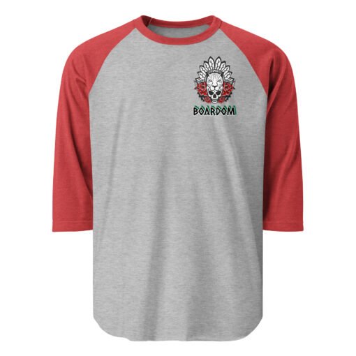 Buy Boardom Spirit Animal pocket 3/4 raglan sleeve t shirt Online at Best Prices - Image 2