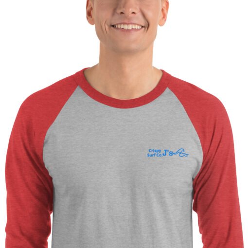 Crispy J's 3/4 sleeve raglan shirt - Image 10
