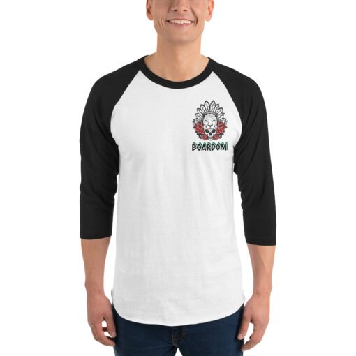Buy Boardom Spirit Animal pocket 3/4 raglan sleeve t shirt Online at Best Prices - Image 9