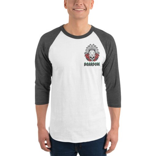 Buy Boardom Spirit Animal pocket 3/4 raglan sleeve t shirt Online at Best Prices - Image 13