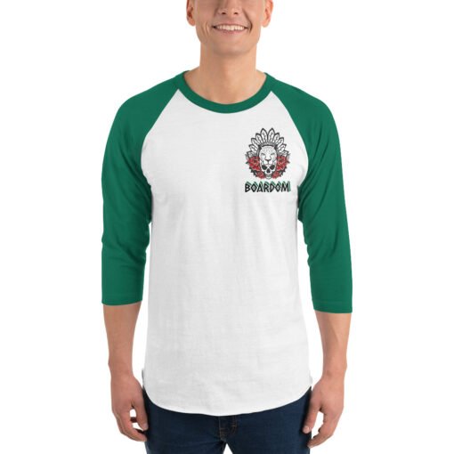 Buy Boardom Spirit Animal pocket 3/4 raglan sleeve t shirt Online at Best Prices - Image 14