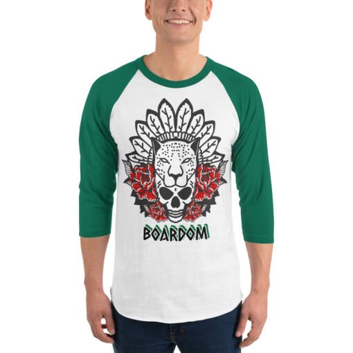 Buy Boardom Spirit Animal 3/4 sleeve raglan t shirt Online at Best Prices - Image 11