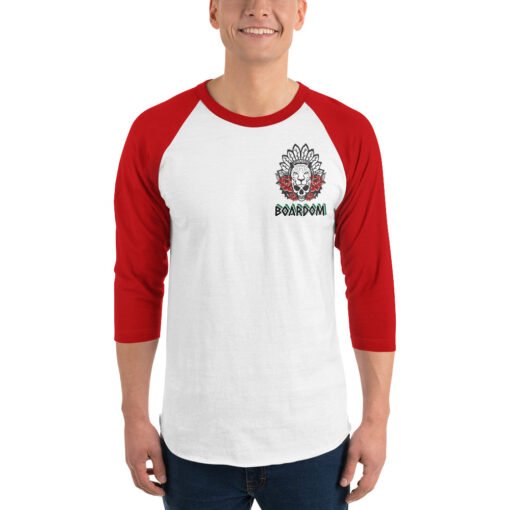 Buy Boardom Spirit Animal pocket 3/4 raglan sleeve t shirt Online at Best Prices - Image 12
