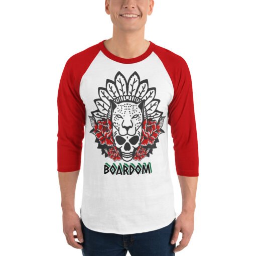Buy Boardom Spirit Animal 3/4 sleeve raglan t shirt Online at Best Prices - Image 9