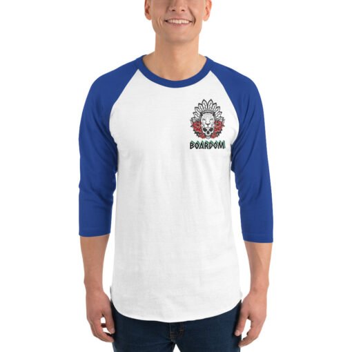 Buy Boardom Spirit Animal pocket 3/4 raglan sleeve t shirt Online at Best Prices - Image 11