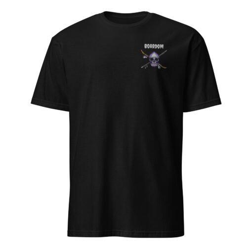 Boardom Marked Embroidered Short-Sleeve Unisex T-Shirt - Image 2