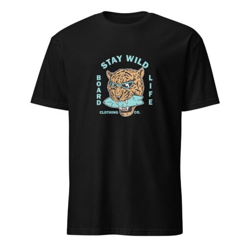 Buy Stay Wild Short-Sleeve Unisex modern t shirt Online at Best Prices - Image 2