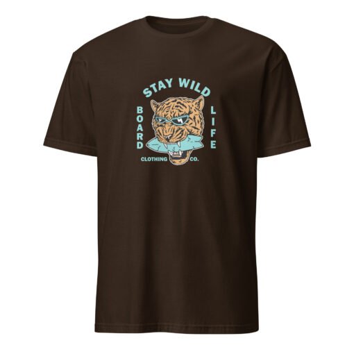 Buy Stay Wild Short-Sleeve Unisex modern t shirt Online at Best Prices - Image 10