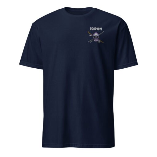 Boardom Marked Embroidered Short-Sleeve Unisex T-Shirt - Image 6