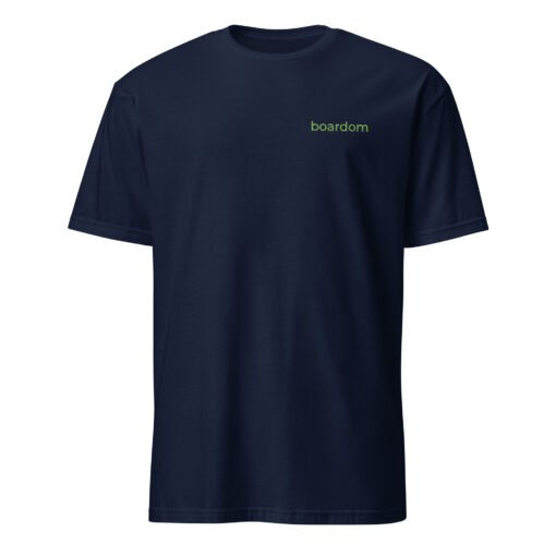 boardom Embroidered Short-Sleeve Unisex T-Shirt - Image 6