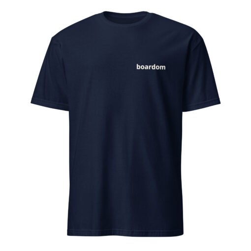 Buy Boardom Short-Sleeve Unisex cotton t shirt Online at Best Prices - Image 6