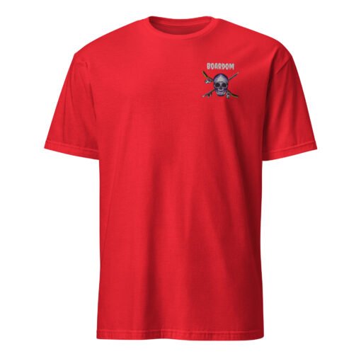 Boardom Marked Embroidered Short-Sleeve Unisex T-Shirt - Image 13