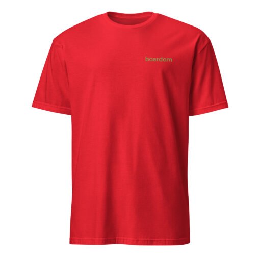 boardom Embroidered Short-Sleeve Unisex T-Shirt - Image 14
