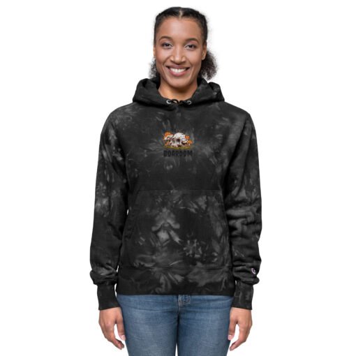 Buy Boardom Champion tie dye hoodie Online at Best Prices - Image 2