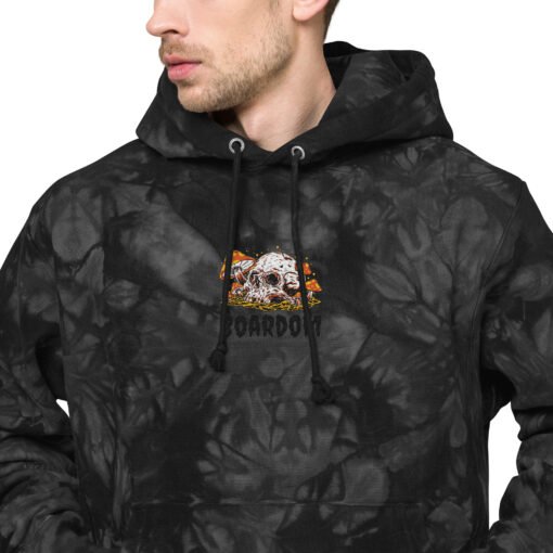 Buy Boardom Champion tie dye hoodie Online at Best Prices - Image 5