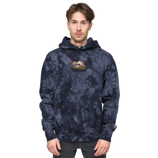 Buy Boardom Champion tie dye hoodie Online at Best Prices - Image 15