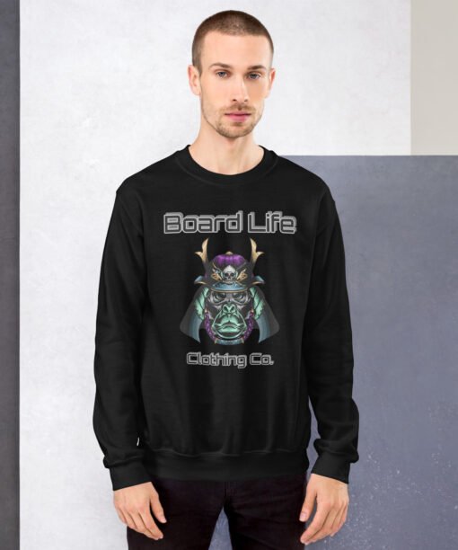 crew neck sweatshirt black