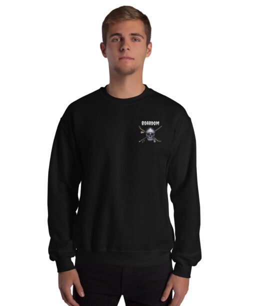 crew neck sweatshirt black