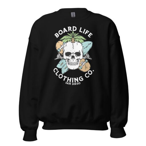 Buy Board For Life Logo Unisex casual sweatshirt Online at Best Prices - Image 2