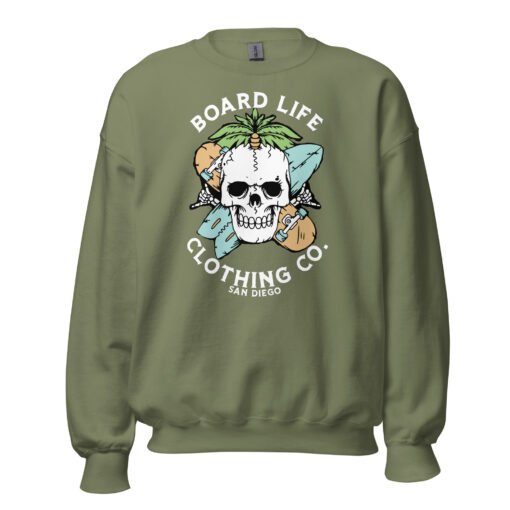 Buy Board For Life Logo Unisex casual sweatshirt Online at Best Prices - Image 29
