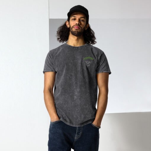 Buy Boardom Shaka Embroidery Acid-Wash mens t shirt short sleeve Online at Best Prices