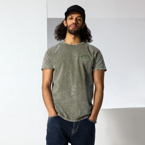 Buy Boardom Shaka Embroidery Acid-Wash mens t shirt short sleeve Online at Best Prices - Image 8