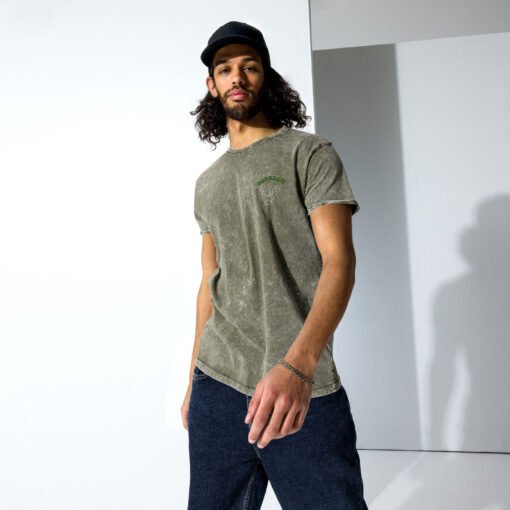 Buy Boardom Shaka Embroidery Acid-Wash mens t shirt short sleeve Online at Best Prices - Image 9