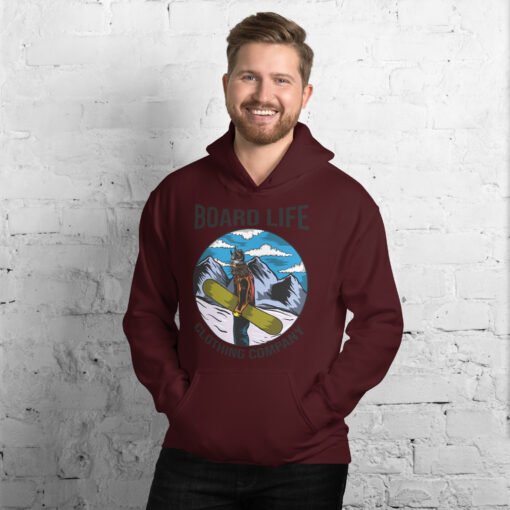 Buy Snow Shred Unisex warm hoodie Online at Best Prices - Image 9
