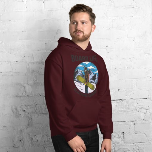 Buy Snow Shred Unisex warm hoodie Online at Best Prices - Image 12