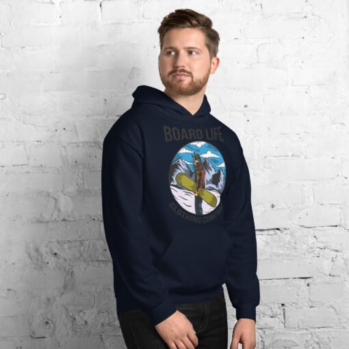 Buy Snow Shred Unisex warm hoodie Online at Best Prices - Image 8