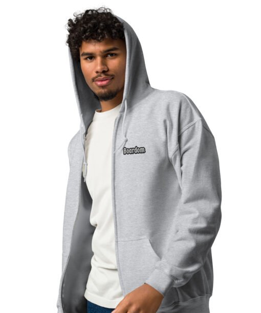 zip hoodie sport grey
