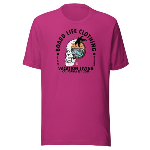 Buy Vacation Living Short-Sleeve classic men t shirt Online at Best Prices - Image 14