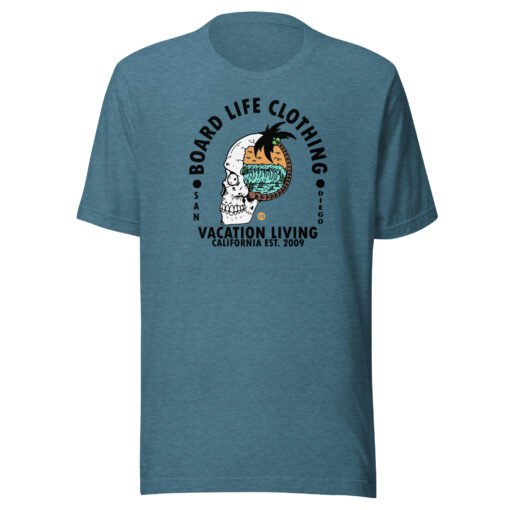 Buy Vacation Living Short-Sleeve classic men t shirt Online at Best Prices - Image 18