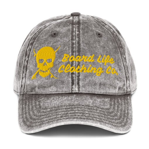 Board Life Clothing Co. Marked Script Vintage Cotton Twill Cap - Image 13