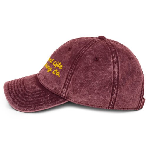 Board Life Clothing Co. Marked Script Vintage Cotton Twill Cap - Image 11