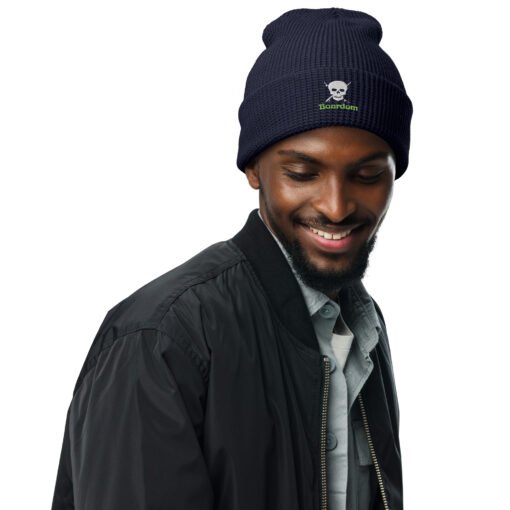 Boardom Logo Waffle beanie - Image 5