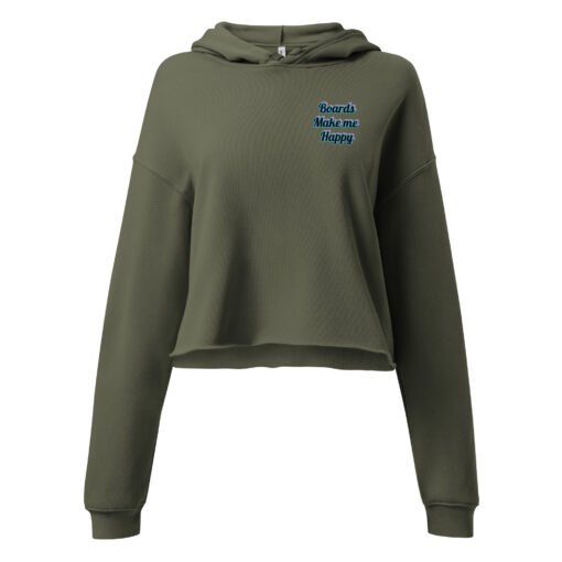Boards Make Me Happy Crop Hoodie - Image 5
