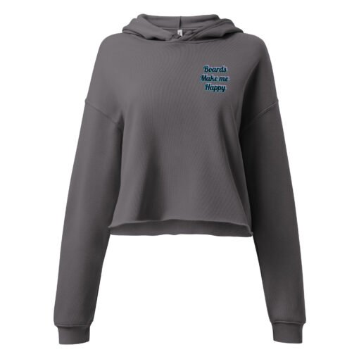 Boards Make Me Happy Crop Hoodie - Image 9