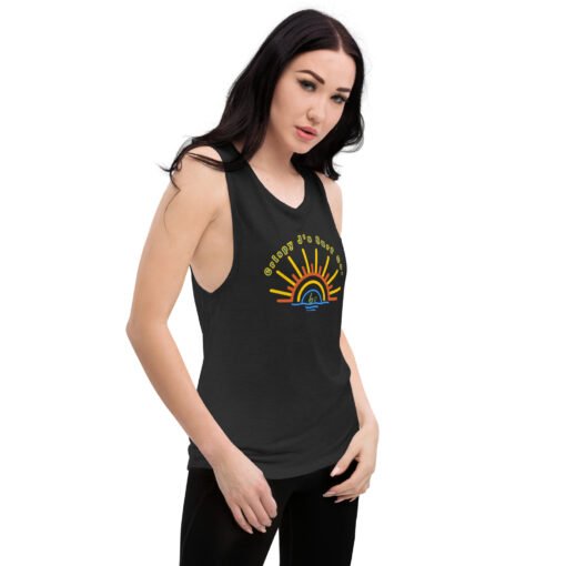 Buy Crispy J Sunset Vibes tank top for women Online at Best Prices - Image 2