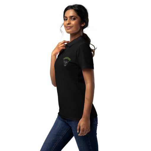 Boardom Women’s Embroidered Shaka polo shirt - Image 5