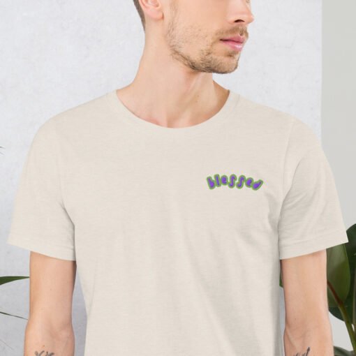 Blessed embroidered t shirt - Image 24