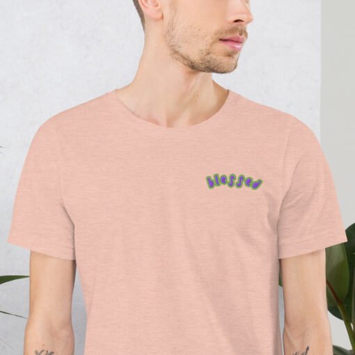 Blessed embroidered t shirt - Image 21