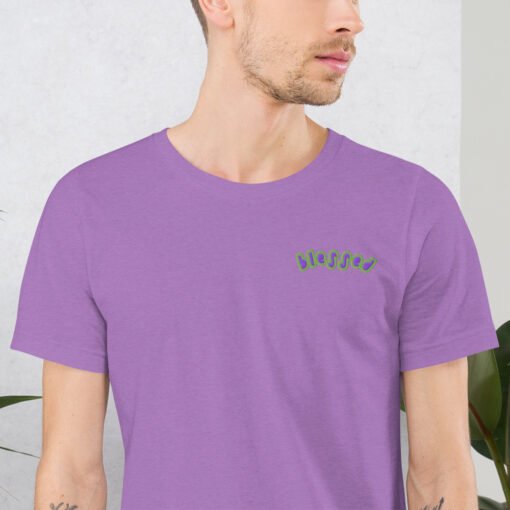 Blessed embroidered t shirt - Image 16