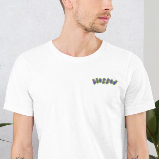 Blessed embroidered t shirt - Image 30